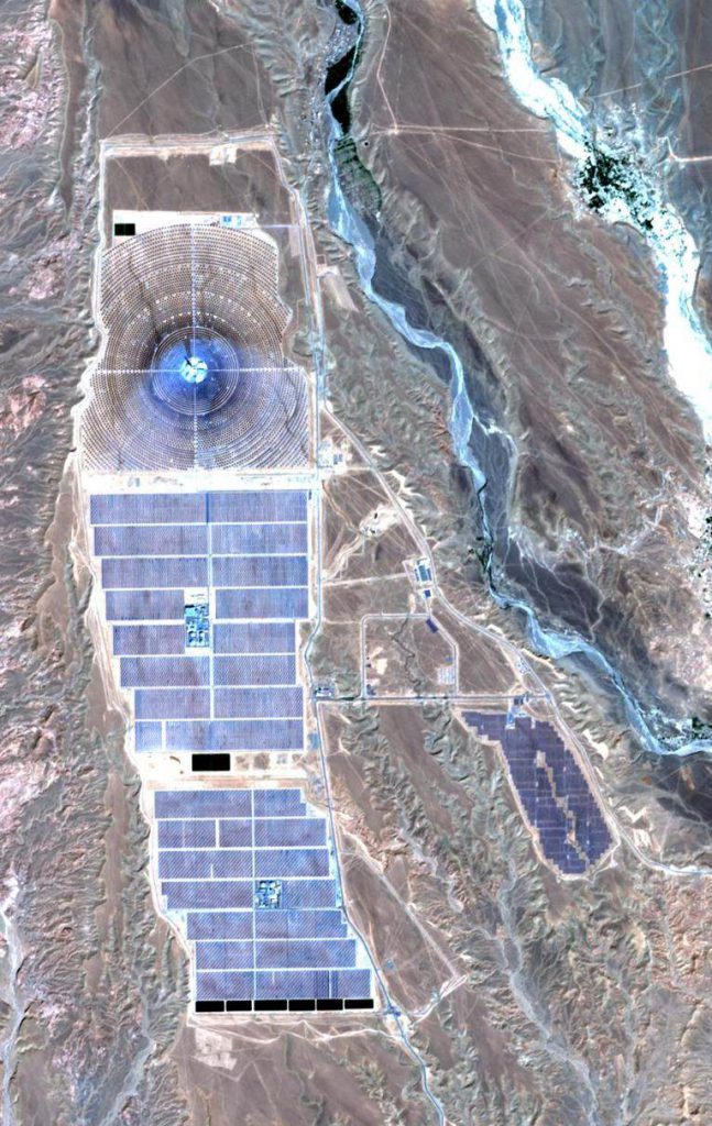 Infrastructures Communes Du Complexe Solaire Noor Ouarzazate-maroc